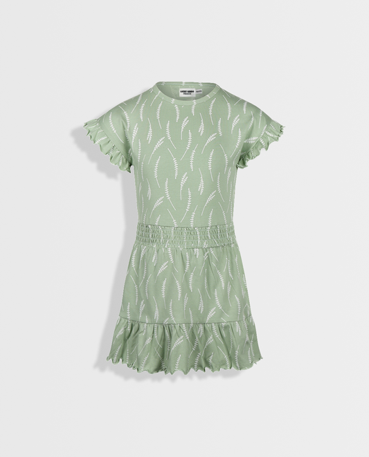 Celadon Green | Dívčí šaty s krátkými rukávy