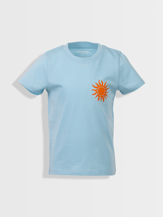 Sunny Blue | Chlapecké tričko s krátkými rukávy