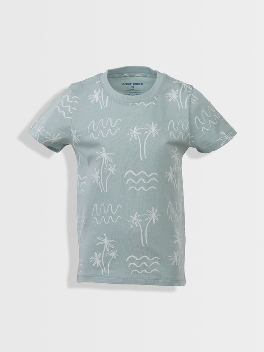 Cloud Blue | Chlapecké tričko s krátkými rukávy