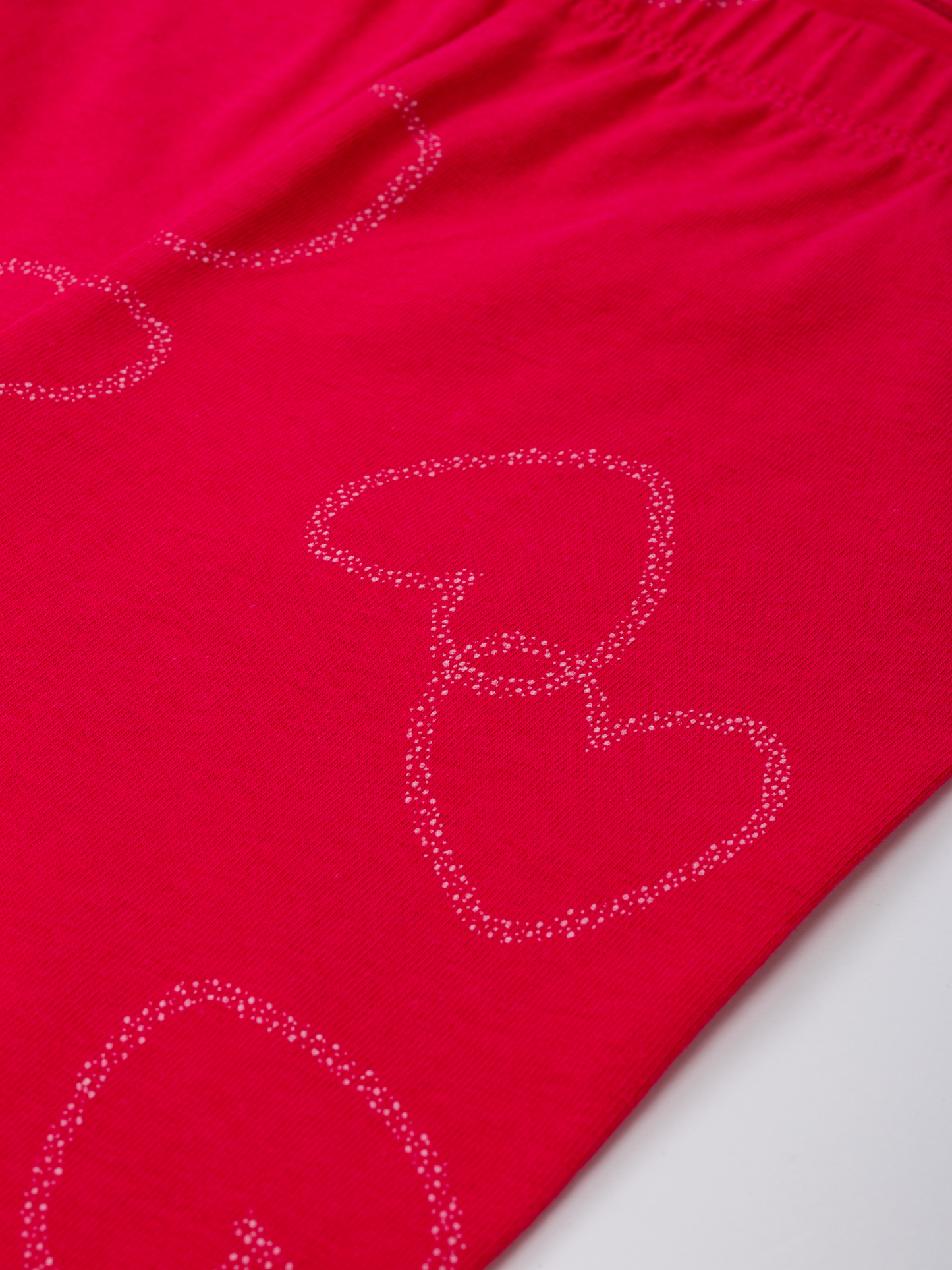 Magenta Hearts | Dívčí legíny