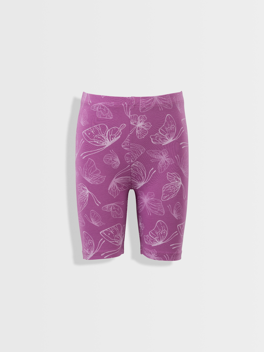 Wildberry Butterflys | Dívčí krátké legíny