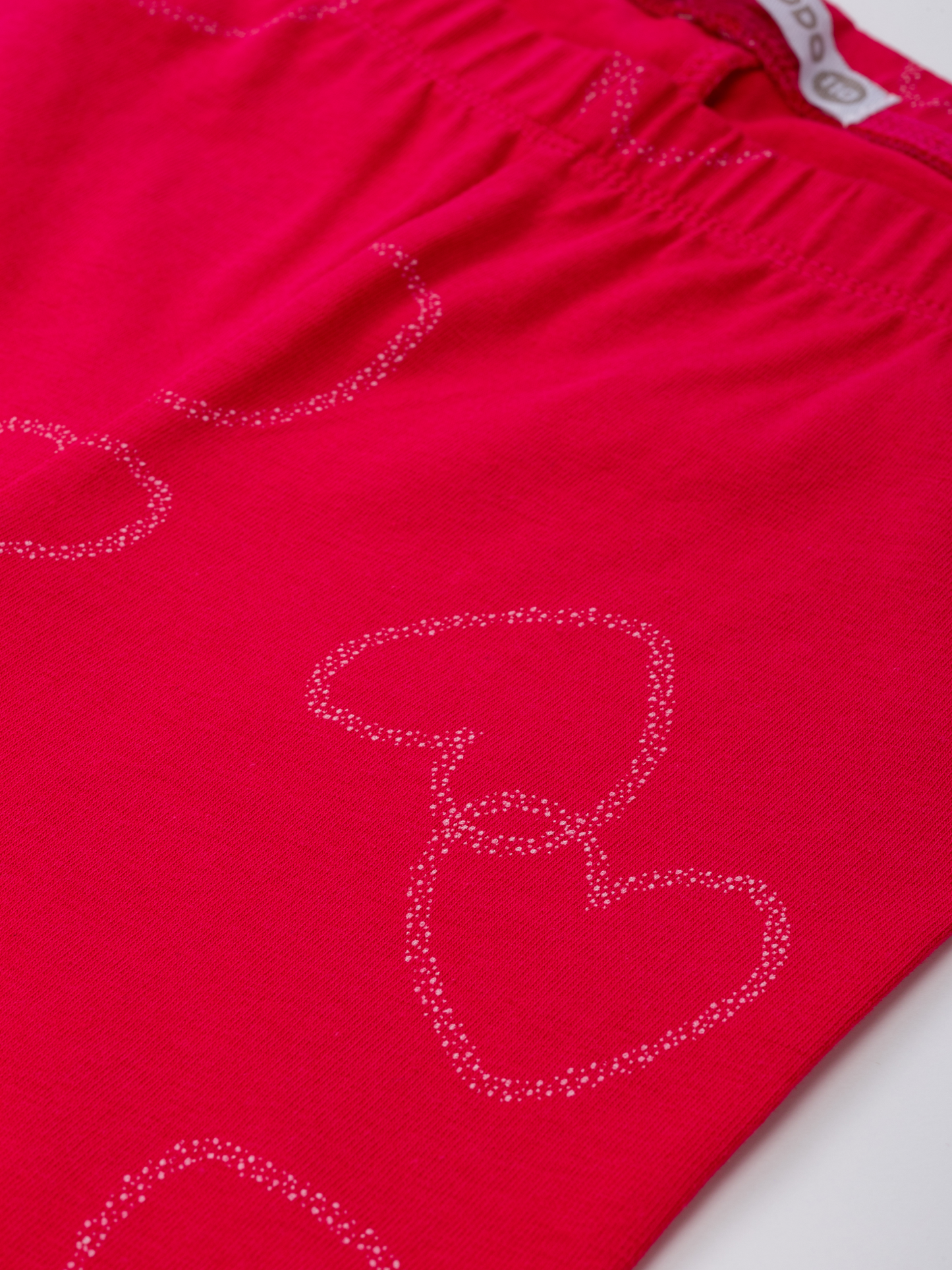 Magenta Hearts | Dívčí krátké legíny