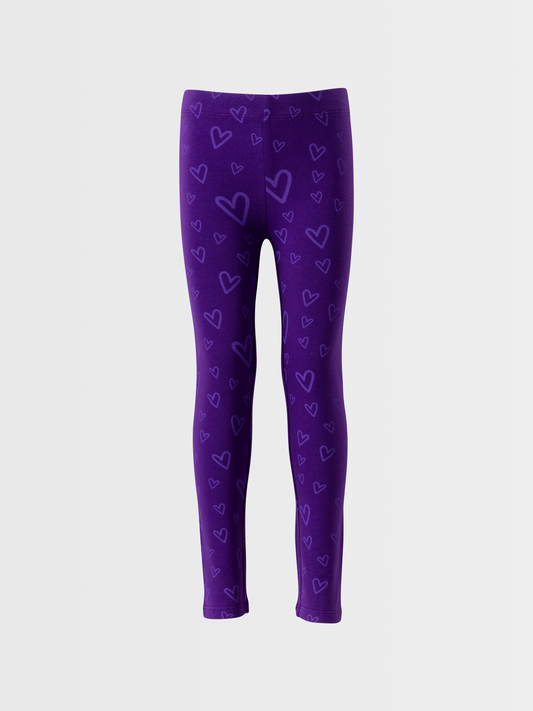Violet Hearts | Dívčí legíny