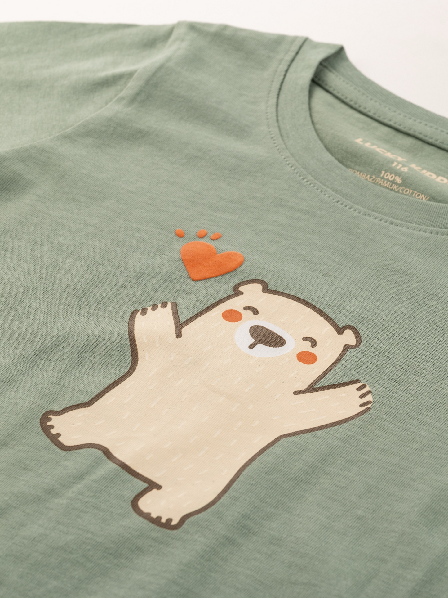Bear Love | Dívčí tunika s dlouhými rukávy