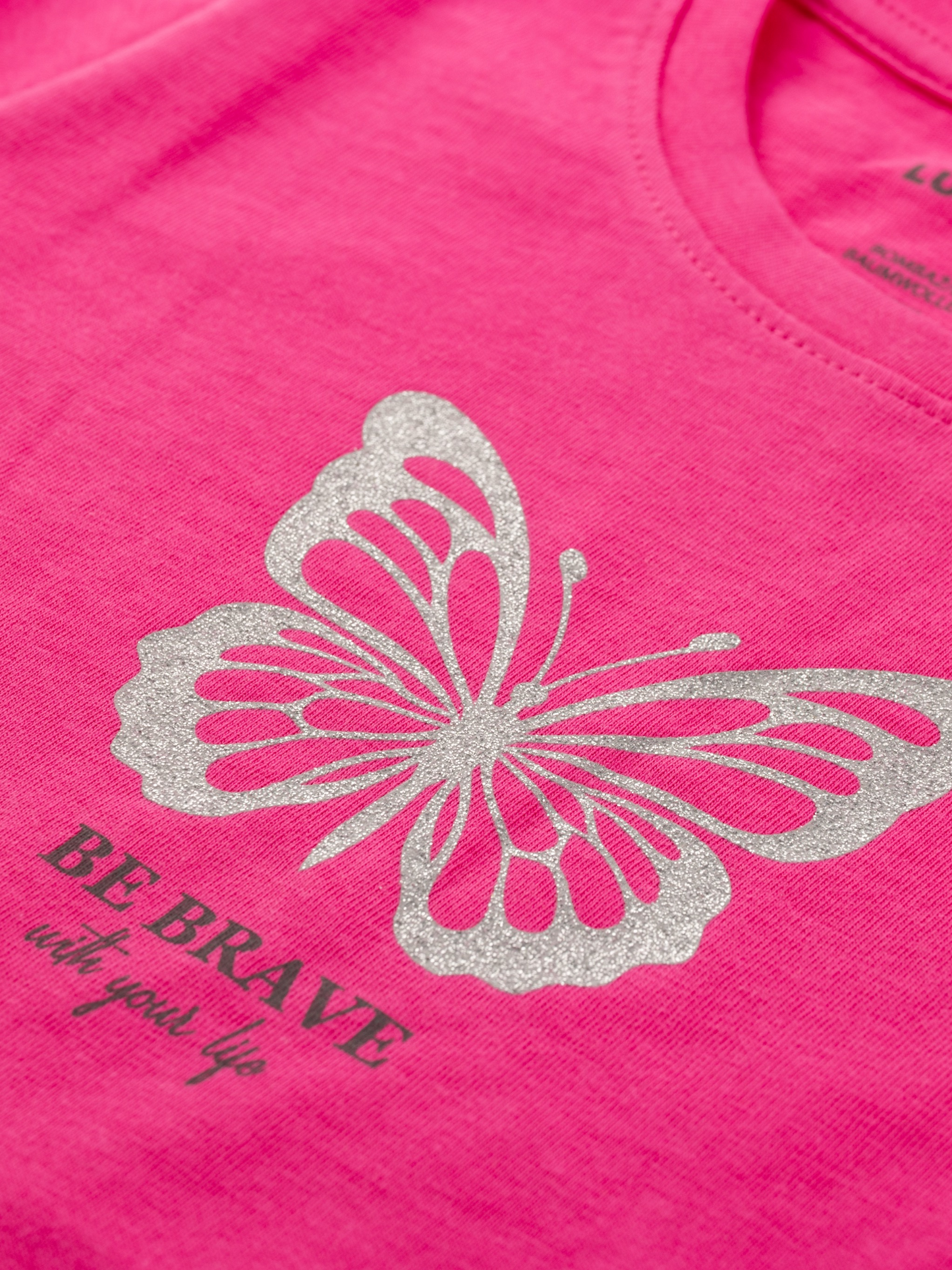 Shiny Butterfly | Dívčí triko s dlouhými rukávy