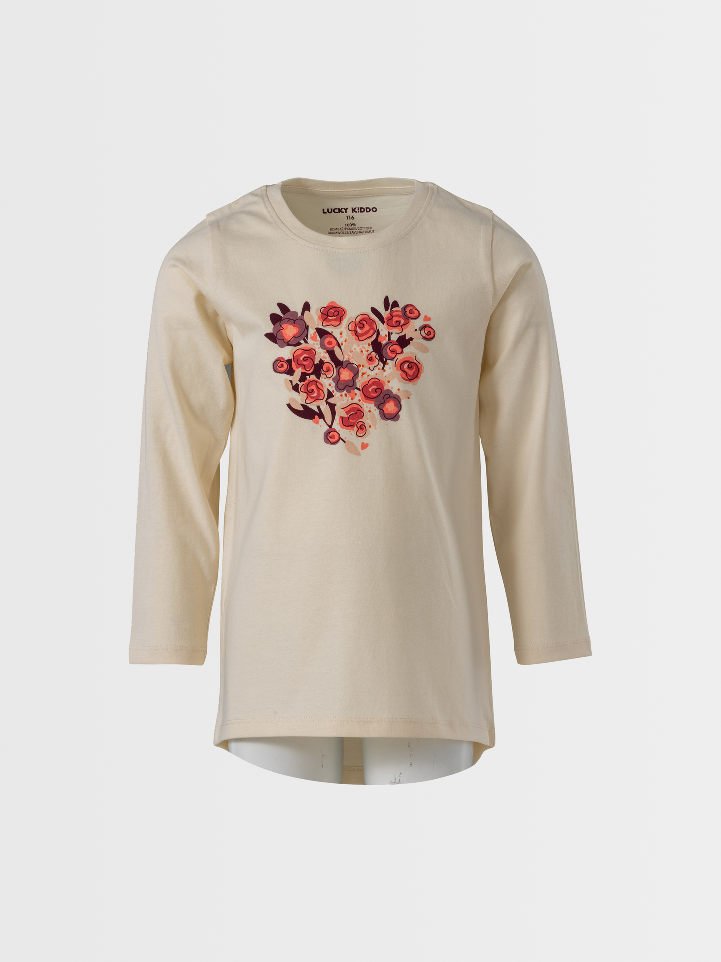 Autumn Heart | Dívčí tunika s dlouhými rukávy