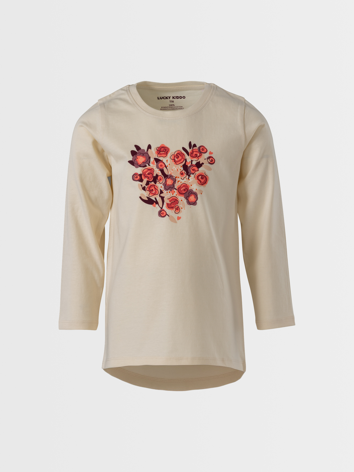 Autumn Heart | Dívčí tunika s dlouhými rukávy