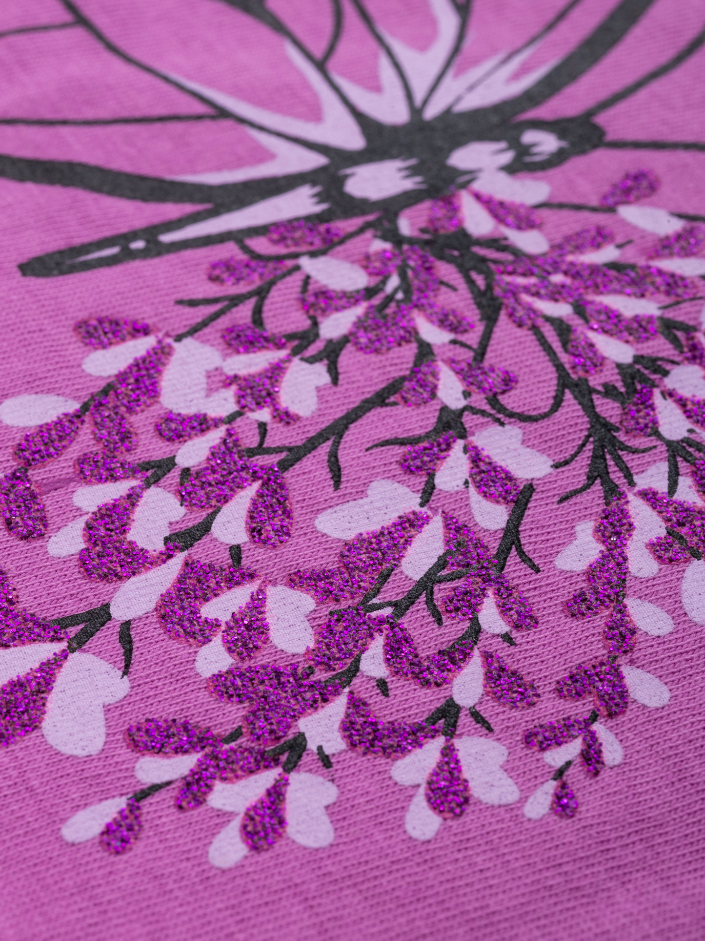 Violet Butterfly | Dívčí tričko s krátkými rukávy