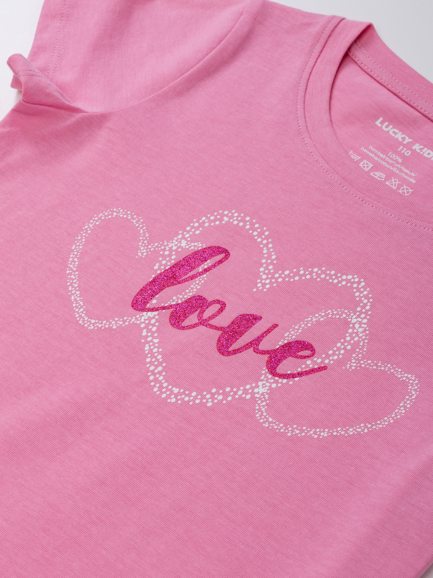 Pink Love | Dívčí tričko s krátkými rukávy