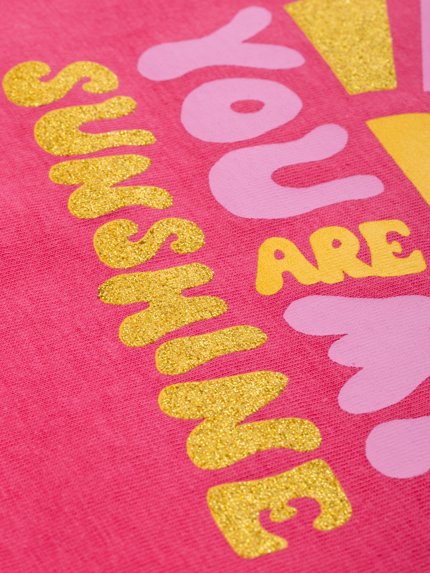 Hot Pink Sunshine | Dívčí tričko s krátkými rukávy