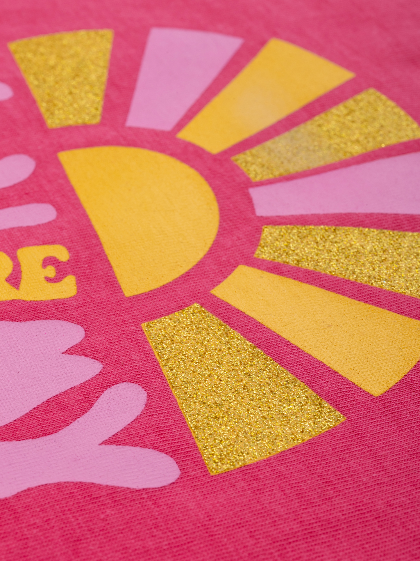 Hot Pink Sunshine | Dívčí tričko s krátkými rukávy