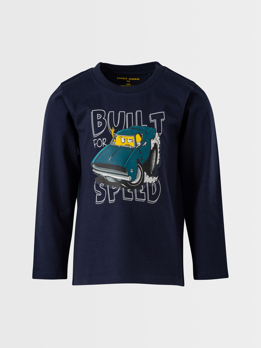 Built Speed | Chlapecké triko s dlouhými rukávy