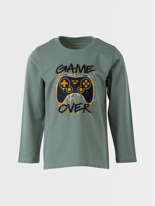 Game Over | Chlapecké triko s dlouhými rukávy