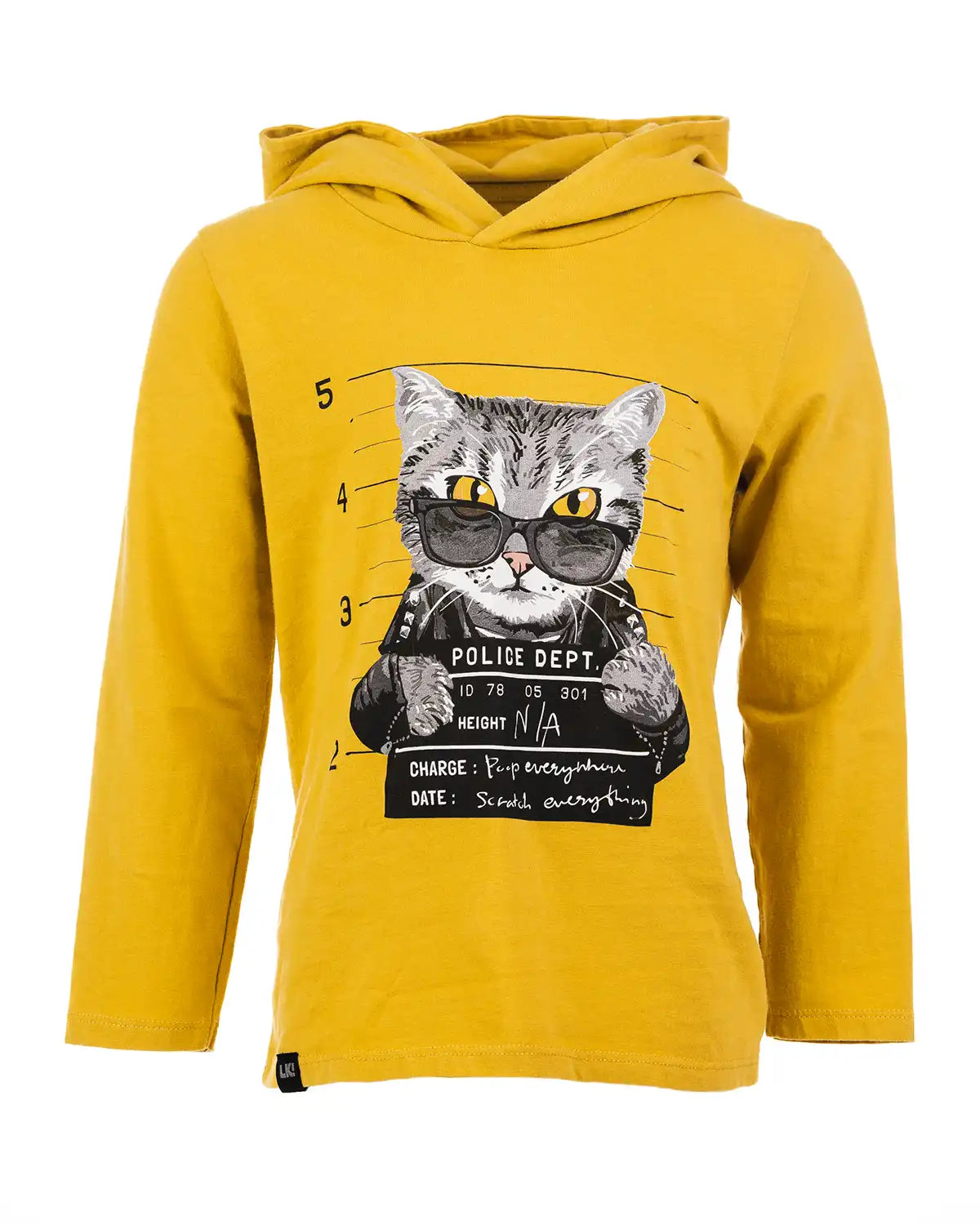Chlapecké tričko s kapucí Bad Cat