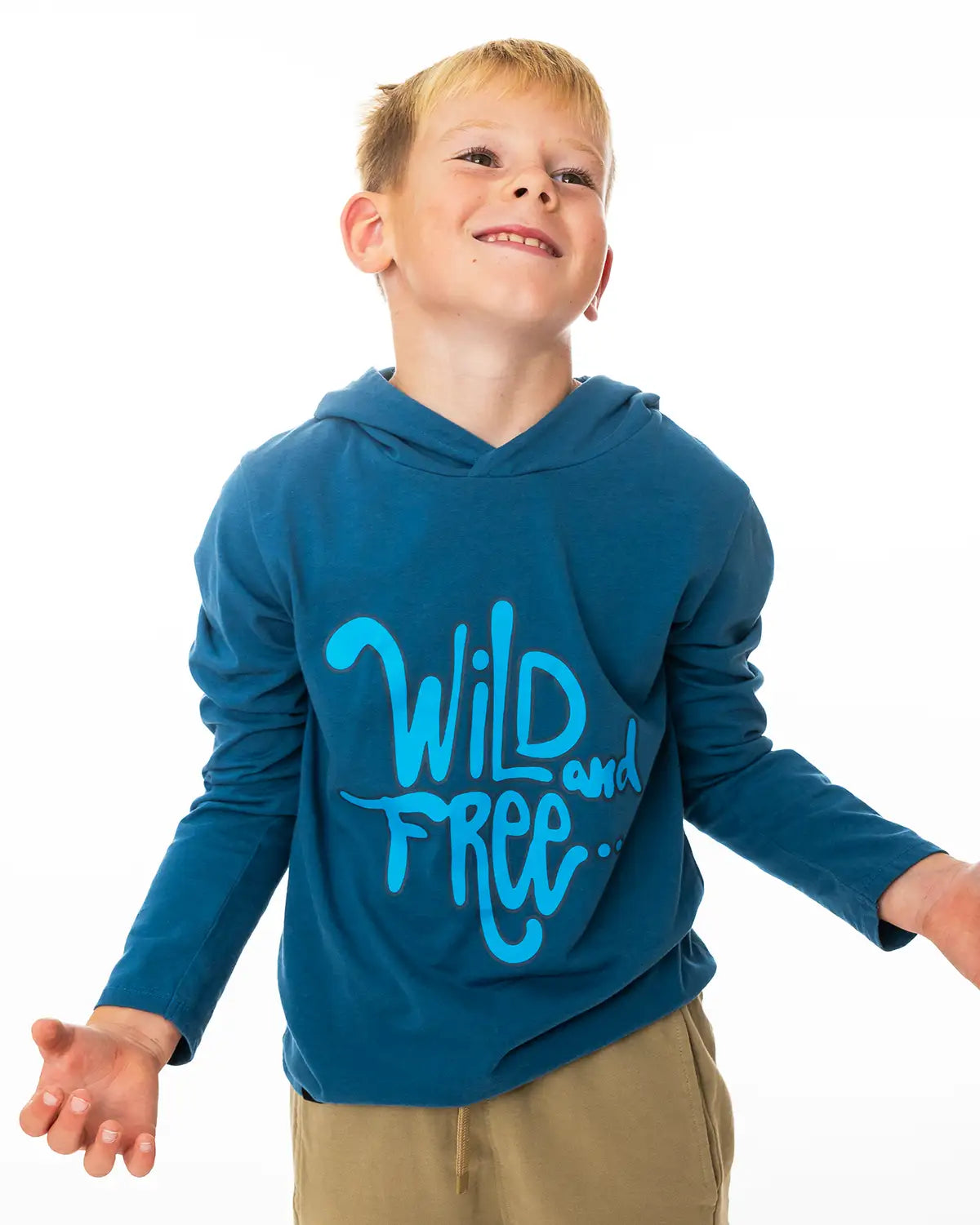 Chlapecké tričko s kapucí Wild