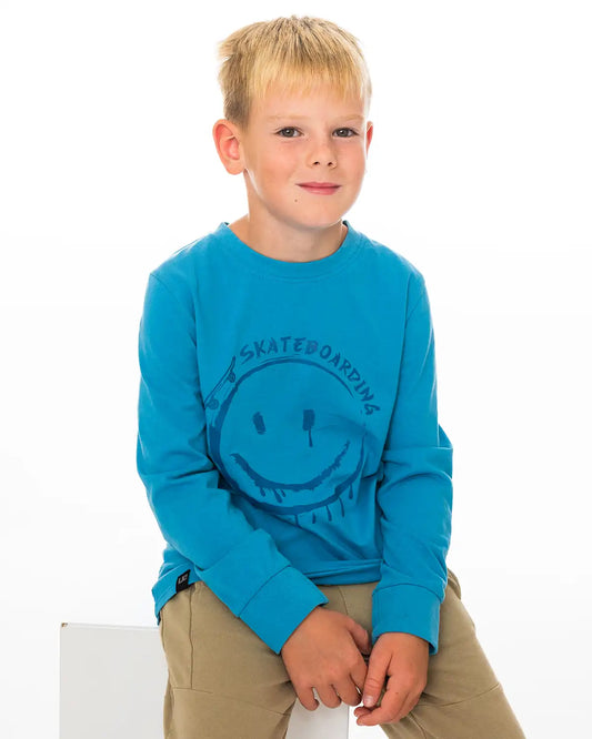 Chlapecké tričko s dlouhým rukávem Skateboarding