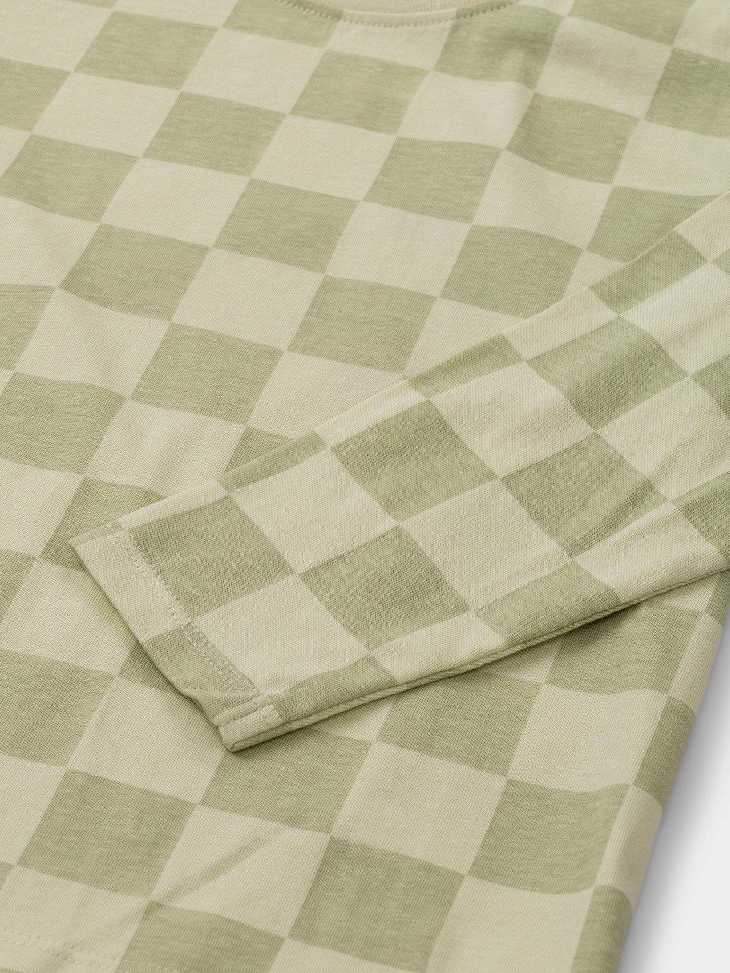 Organické Tričko aloe wash checks