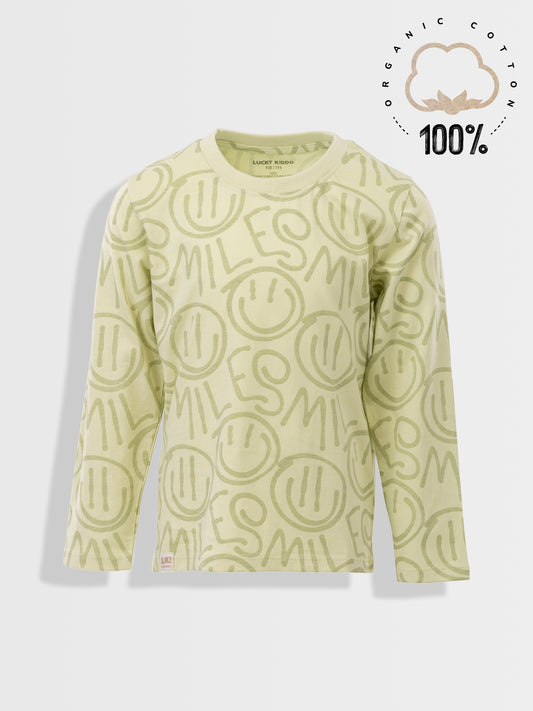 Organické Tričko aloe wash úsměvy