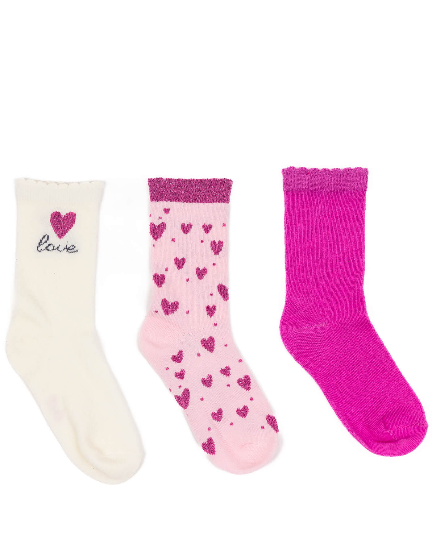 Dívčí ponožky LOVE 3 kusy