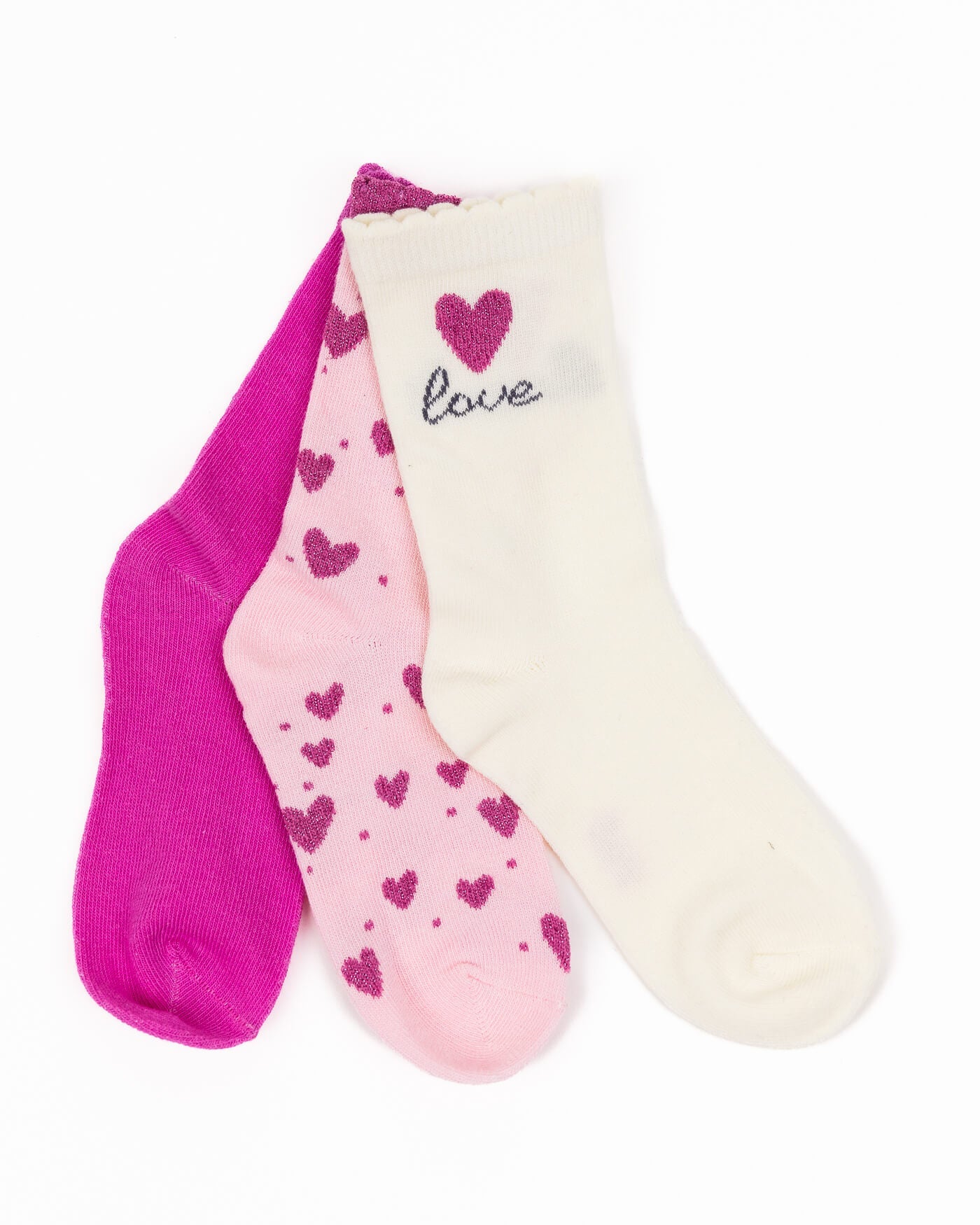 Dívčí ponožky LOVE 3 kusy