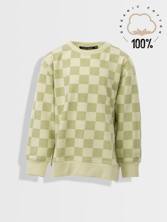 Organický oversized svetr aloe wash kostky