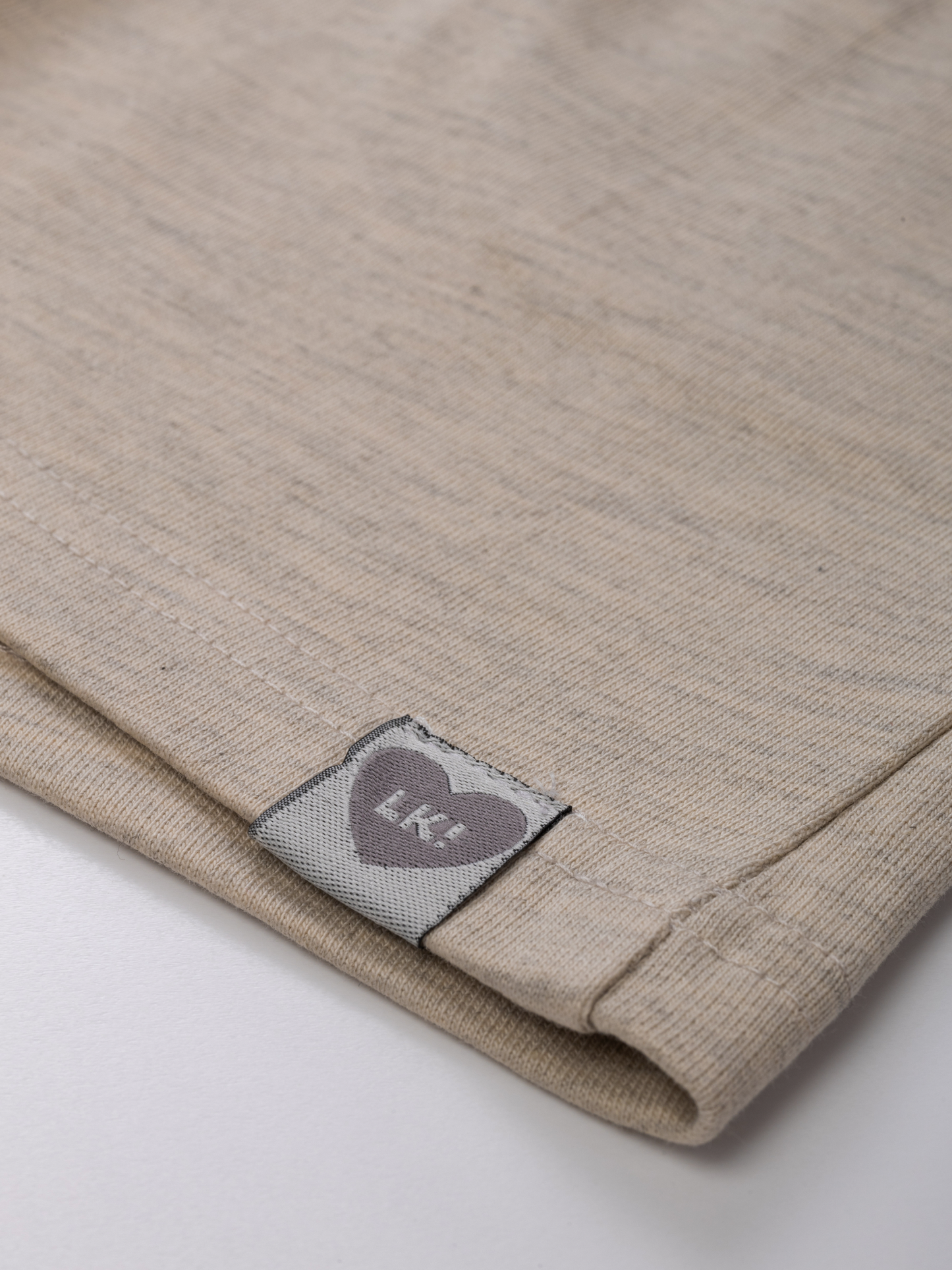 Beige Melange | Dívčí krátké kalhoty