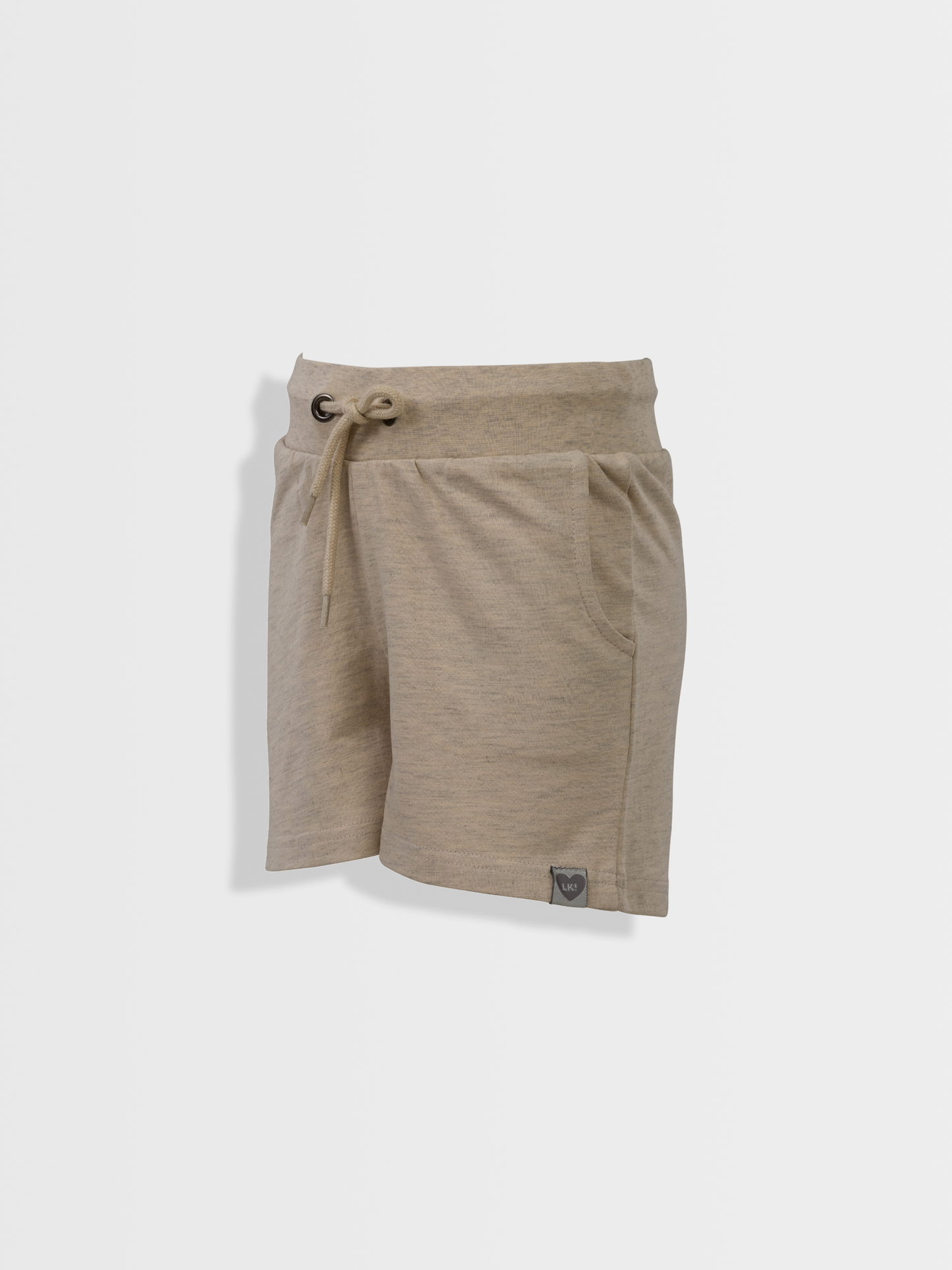 Beige Melange | Dívčí krátké kalhoty