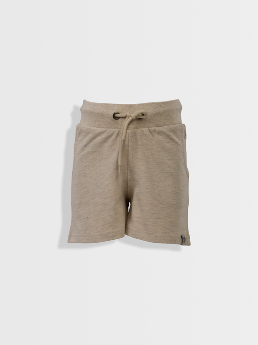 Beige Melange | Dívčí krátké kalhoty