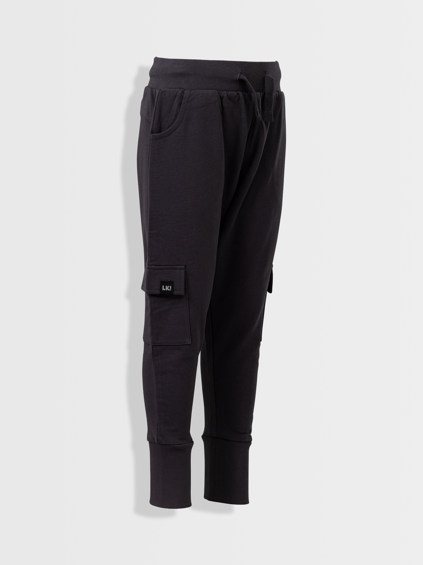 Ebony Grey | Chlapecké cargo tepláky