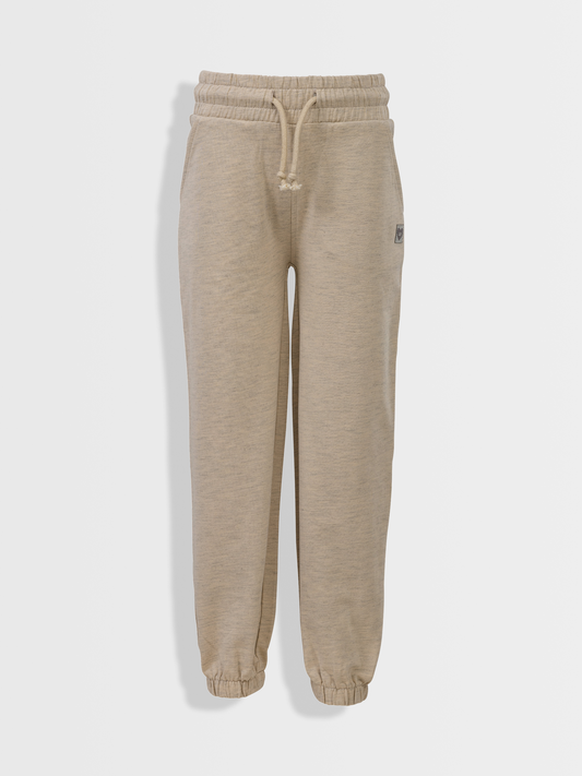 Beige Melange | Dívčí tepláky