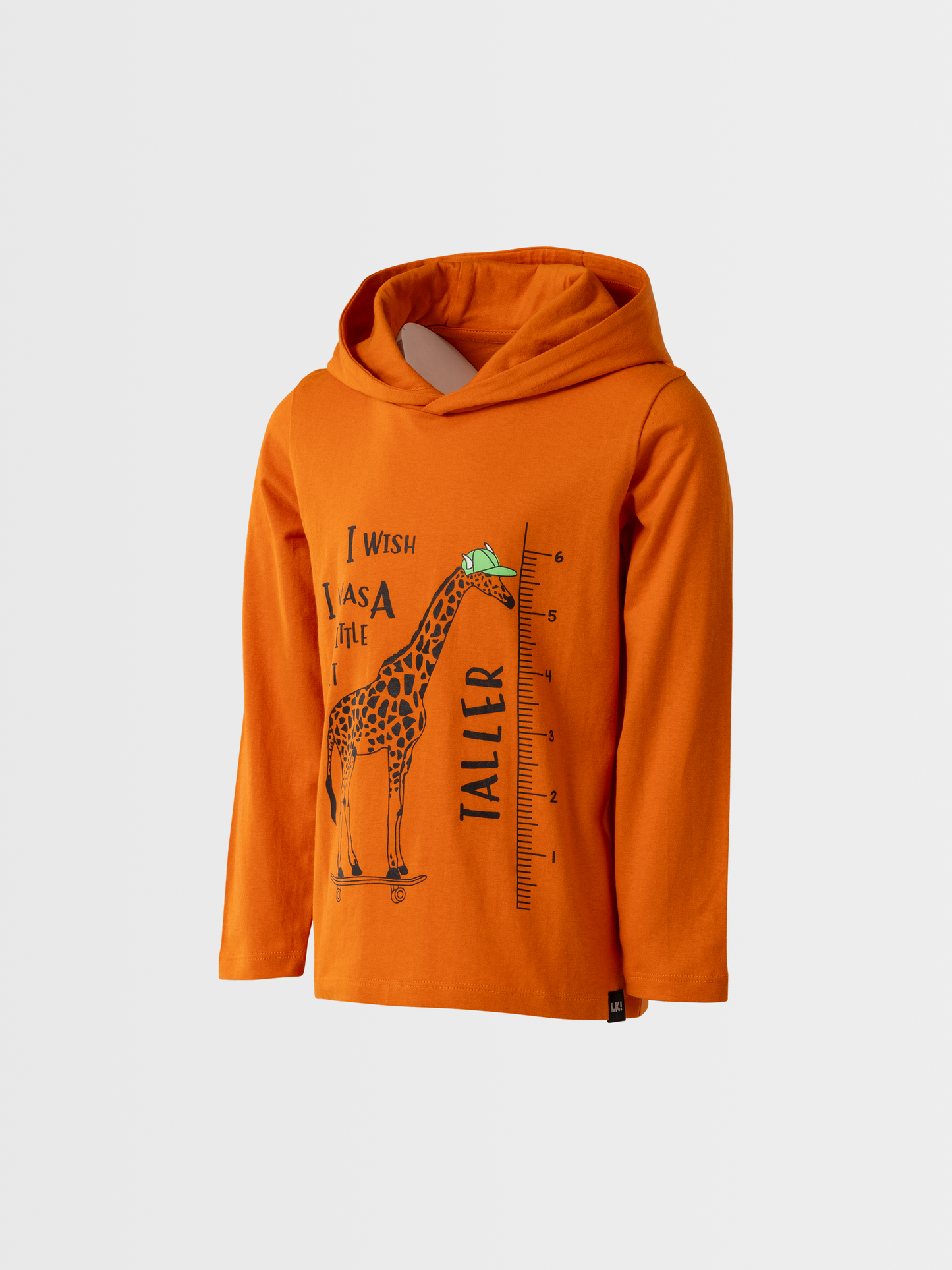 Giraffe Fun | Chlapecké triko s dlouhými rukávy in kapuco