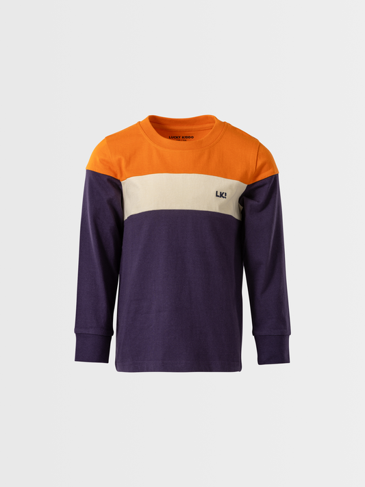 Color Block | Chlapecké triko s dlouhými rukávy