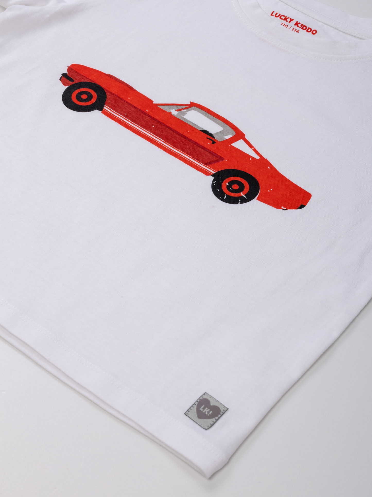 Red Car | Dívčí triko s krátkými rukávy