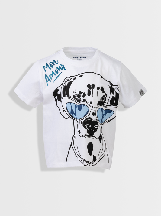 Whimsy Dog | Dívčí triko s krátkými rukávy