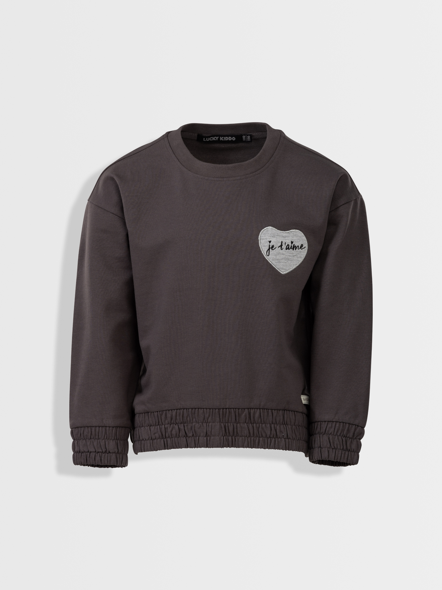 Paris Sepia Black | Dívčí pulover