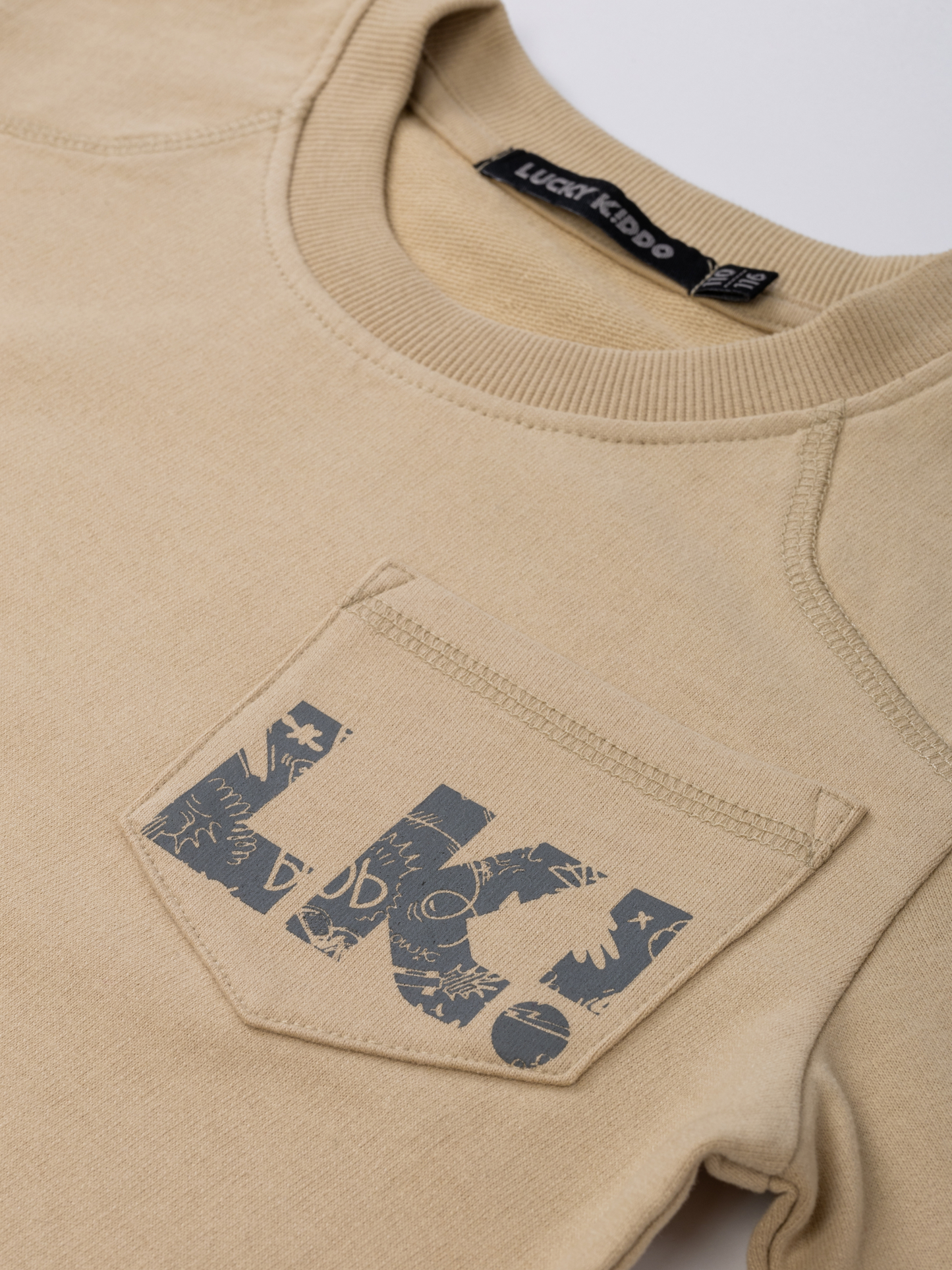 Beige Brown LK | Chlapecký pulover