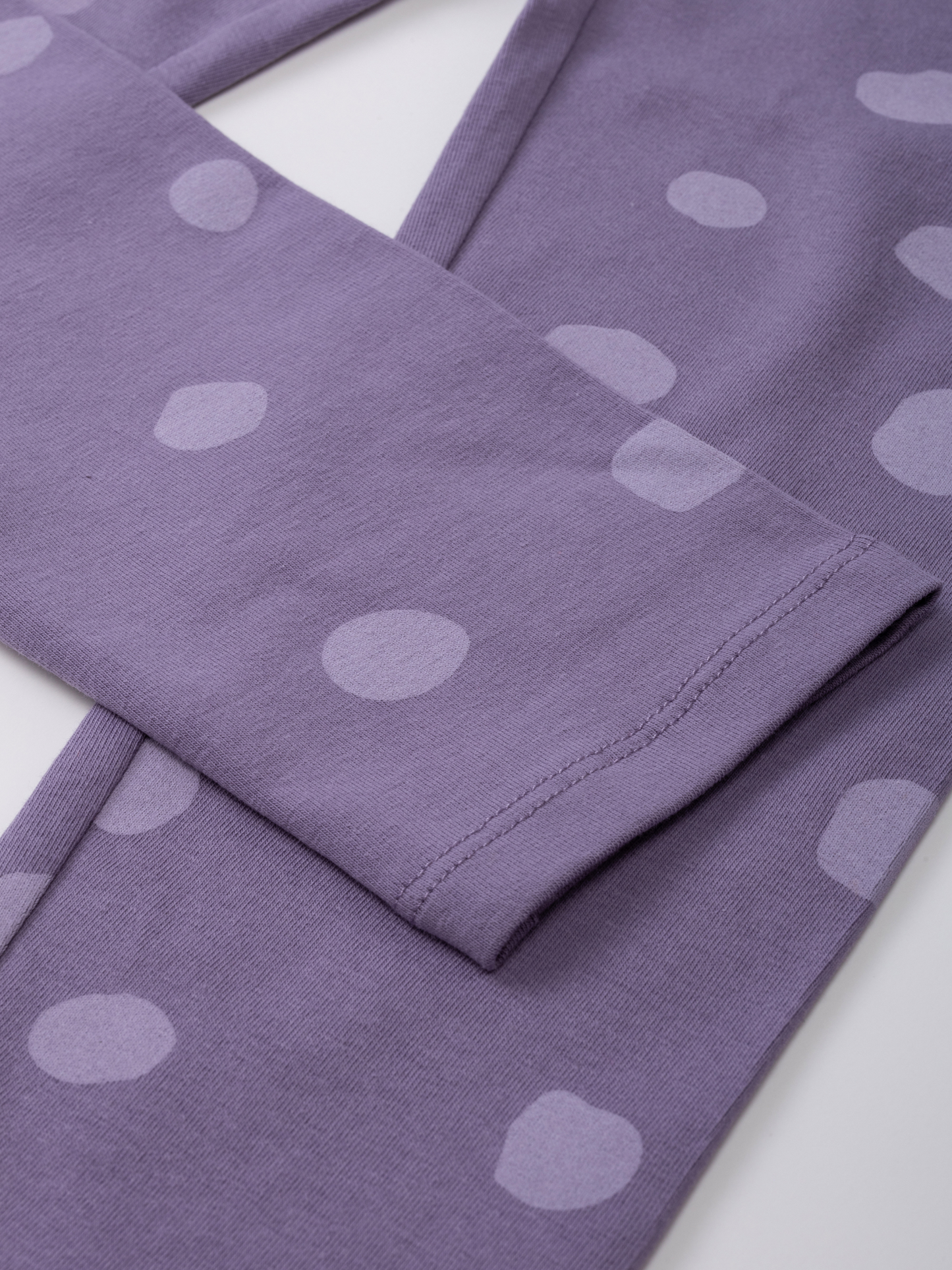 Purple Ash Dots | Dívčí legíny