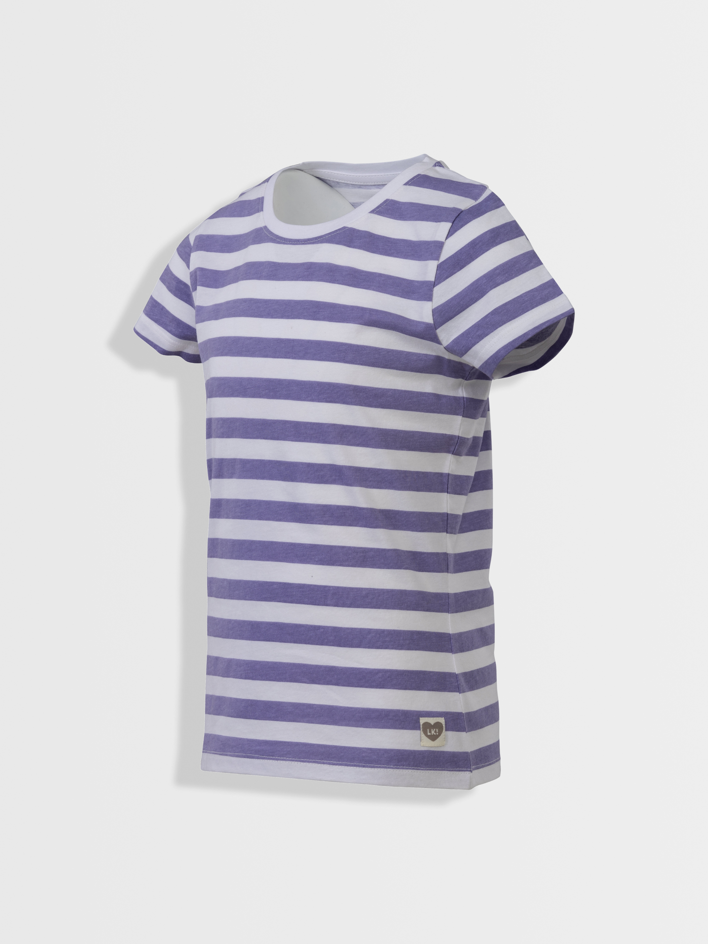 Plum Stripes | Dívčí triko s krátkými rukávy