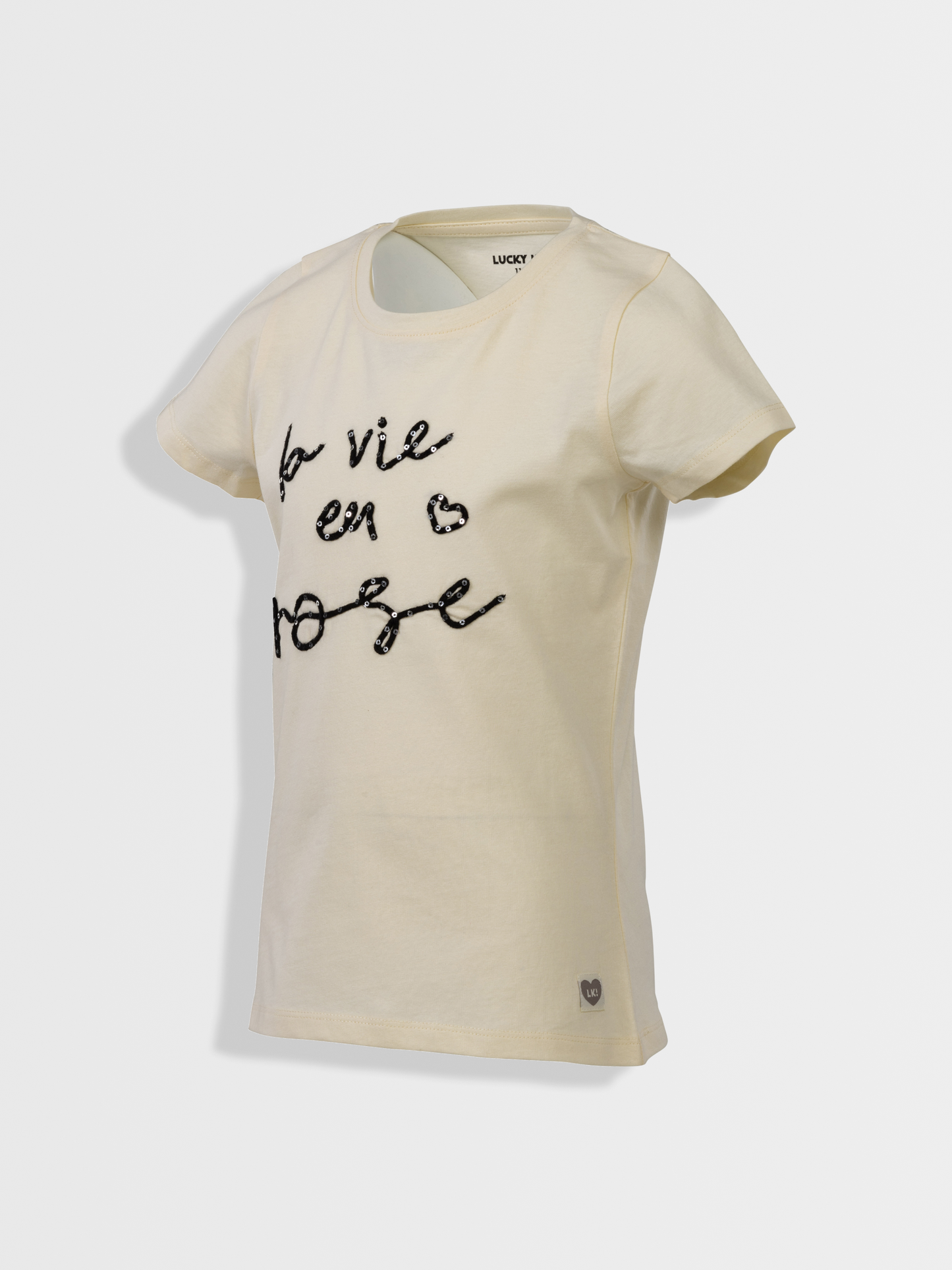 La vie en rose Vanilla | Dívčí triko s krátkými rukávy