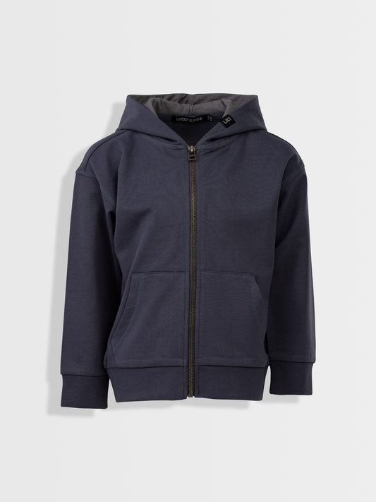 Iron Grey High Five | Chlapecký pulover s kapucí