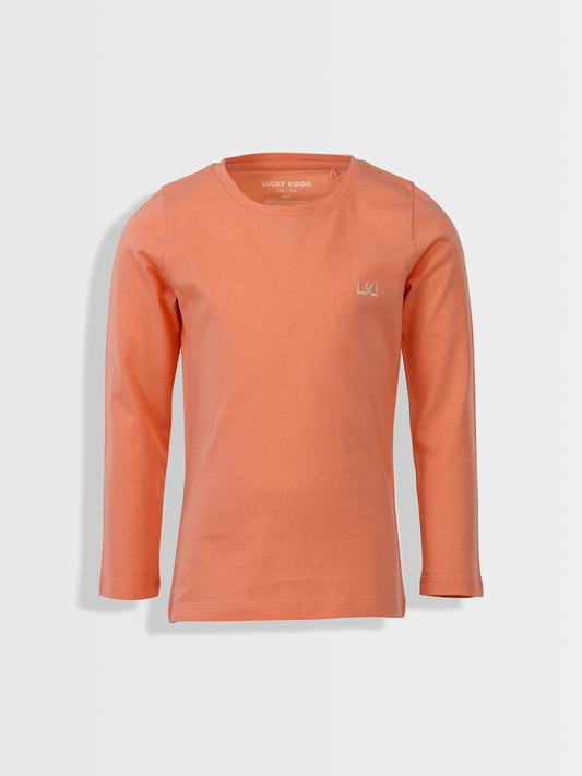 Peach Amber | Dívčí triko s dlouhými rukávy