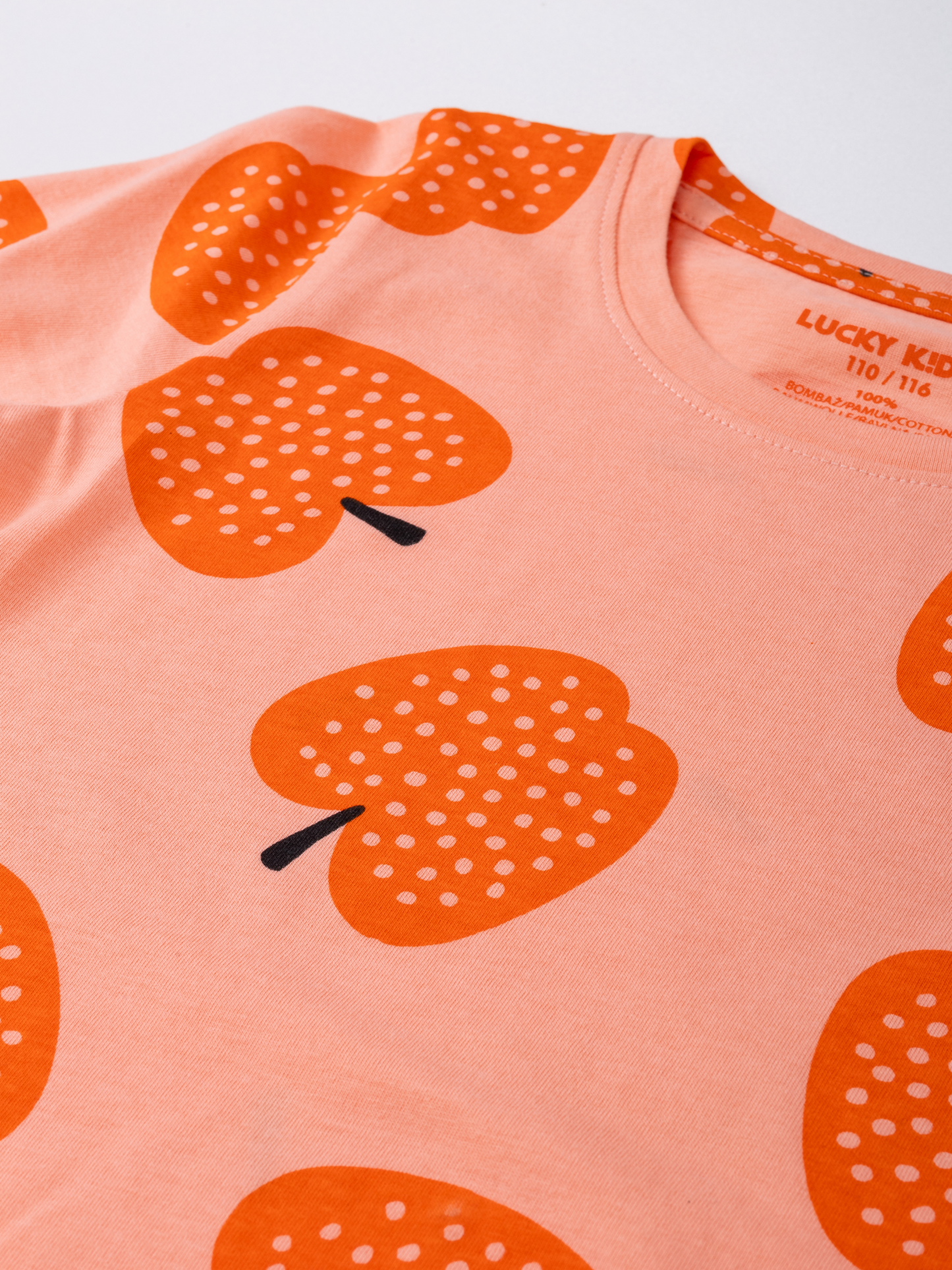 Peach Ambere Apples | Dívčí triko s dlouhými rukávy