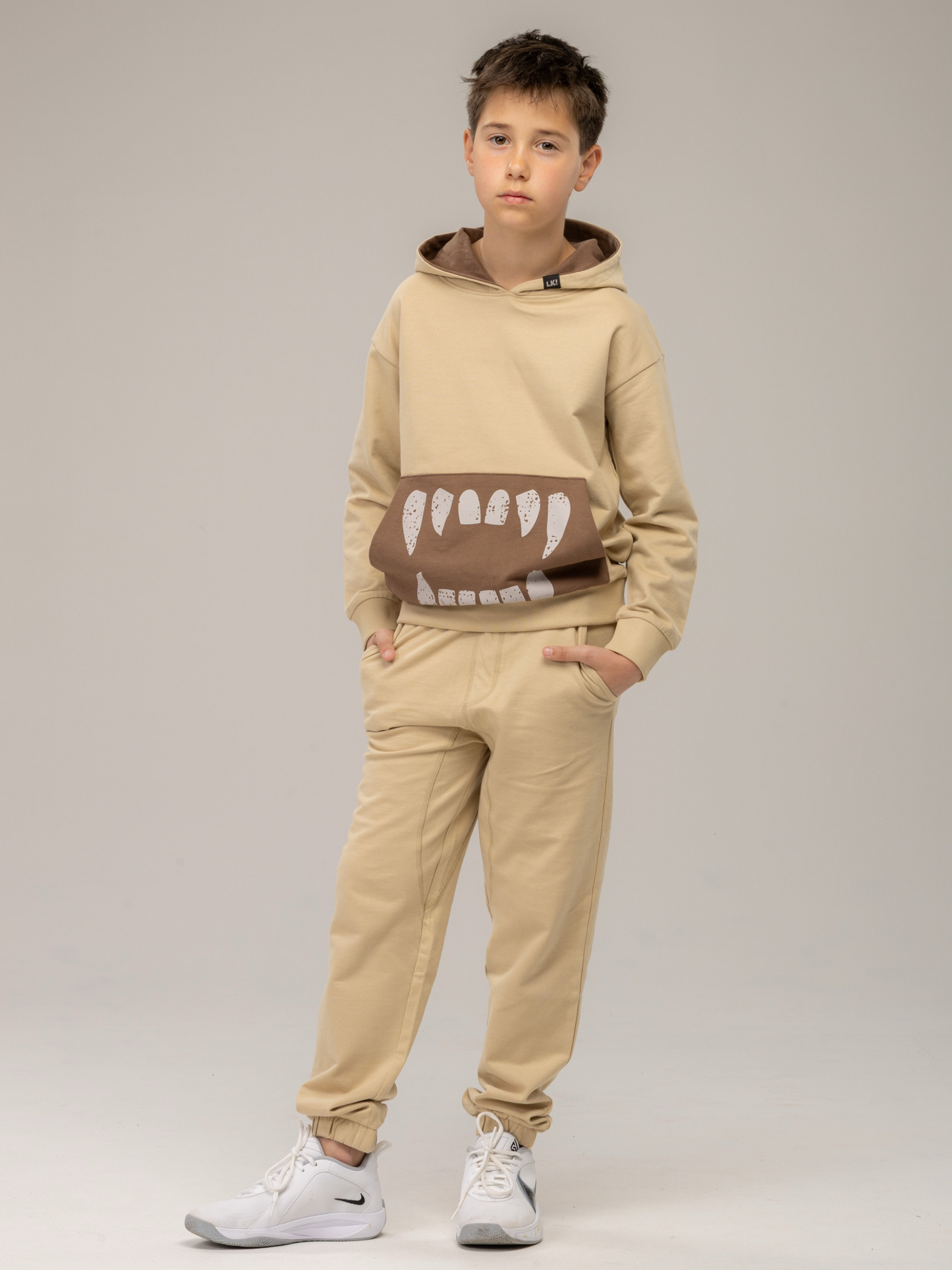 Beige Brown | Chlapecké tepláky