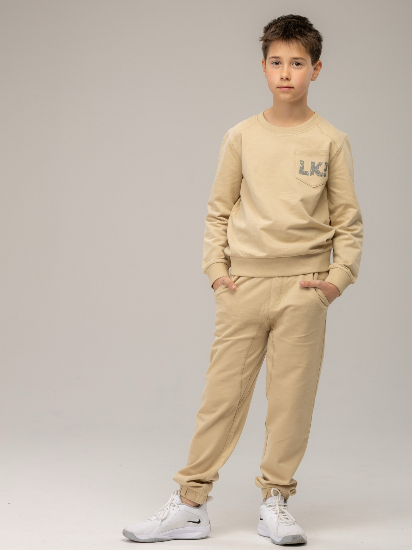 Beige Brown | Chlapecké tepláky
