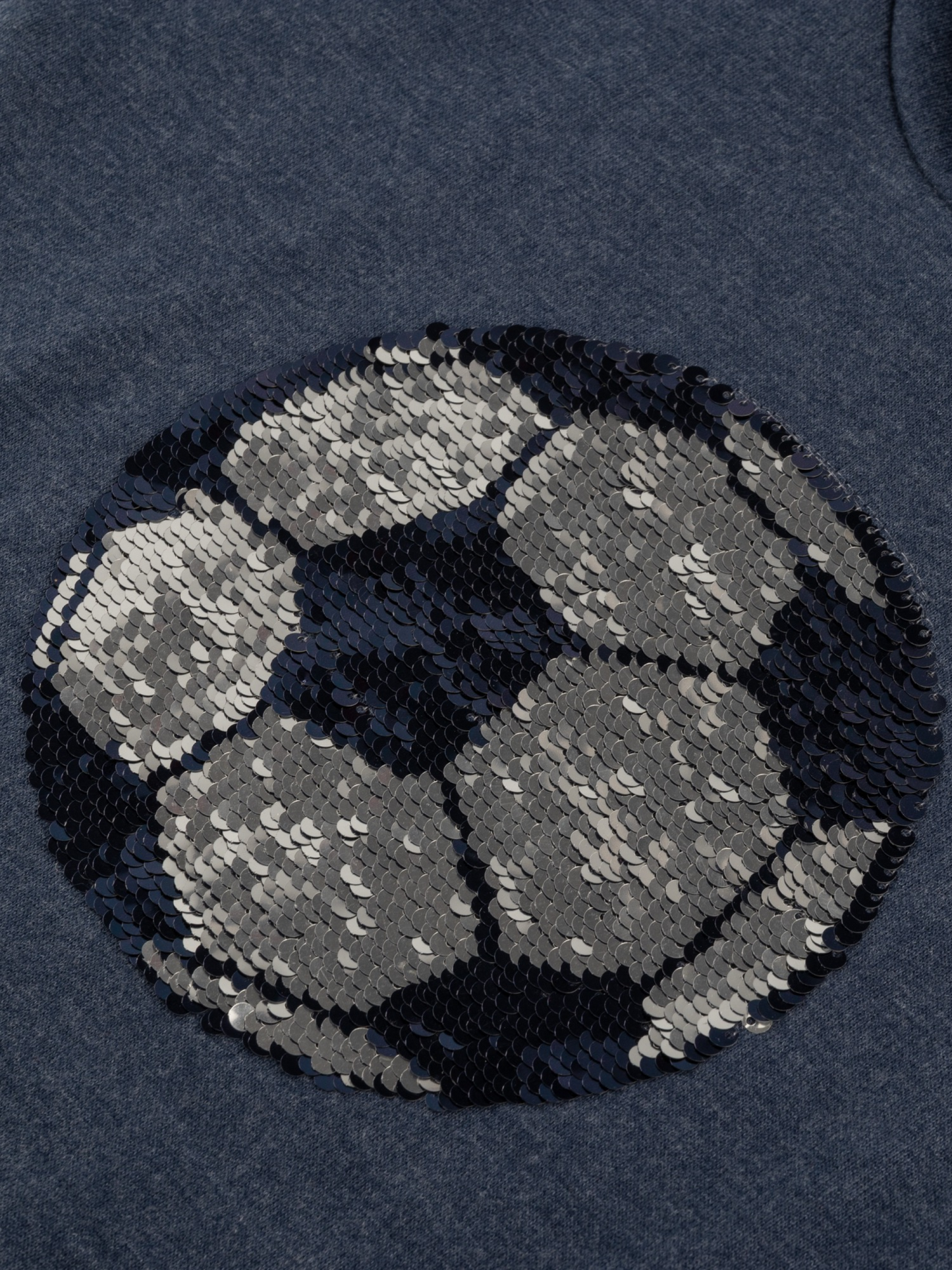 Blue Melange | Chlapecký pulover s kapuco