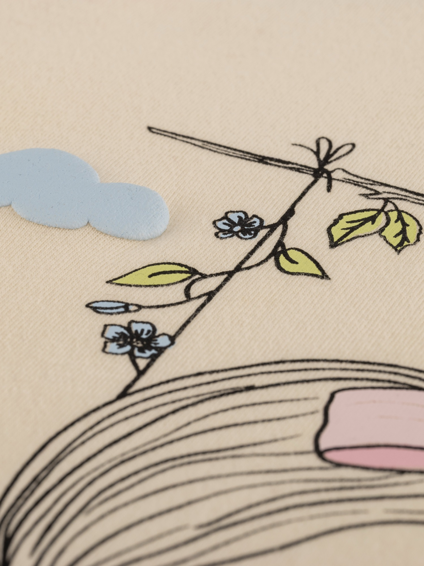 Fly to Happiness | Dívčí tunika s dlouhými rukávy