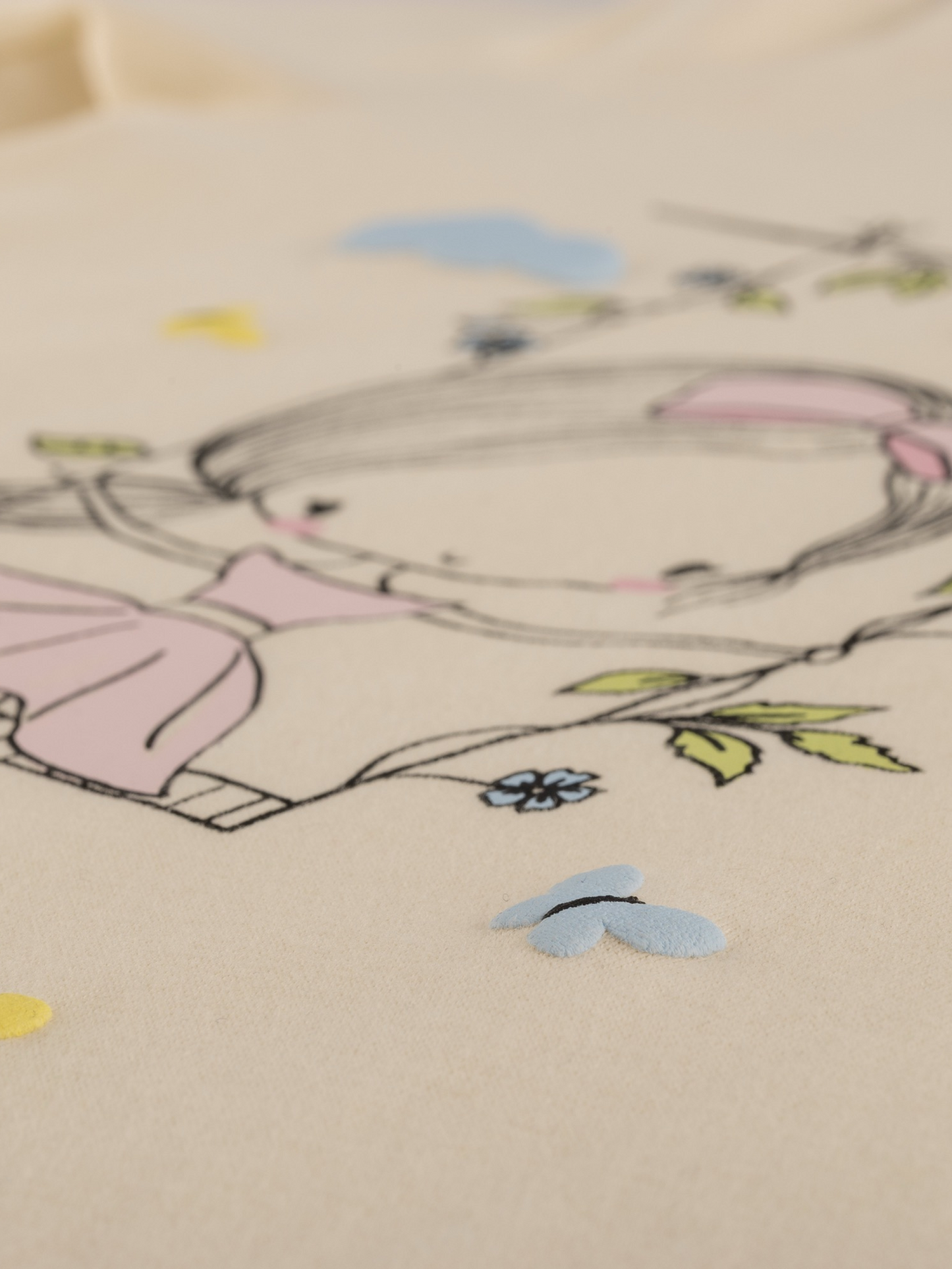 Fly to Happiness | Dívčí tunika s dlouhými rukávy