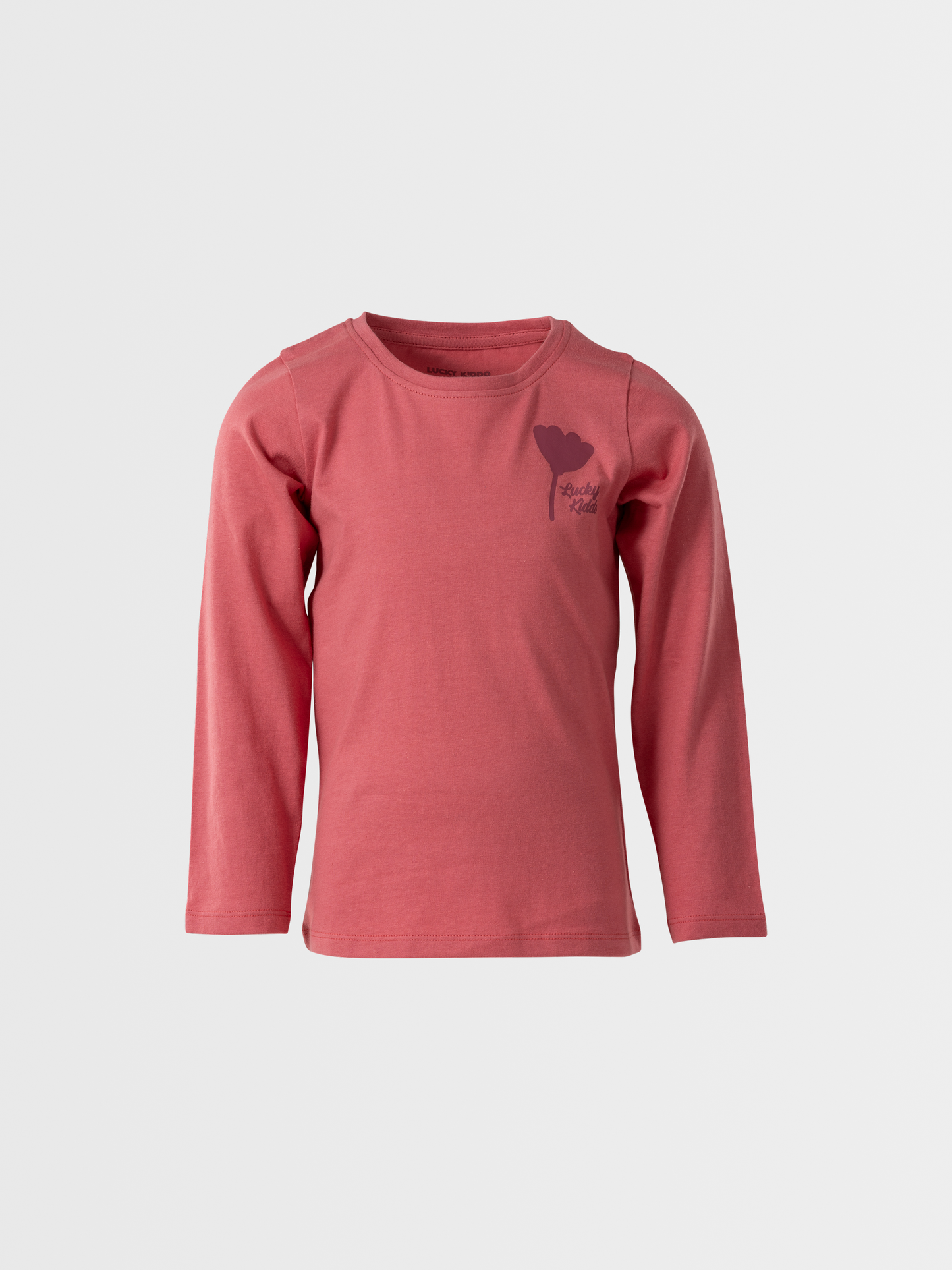 Rose Pink | Dívčí triko s dlouhými rukávy