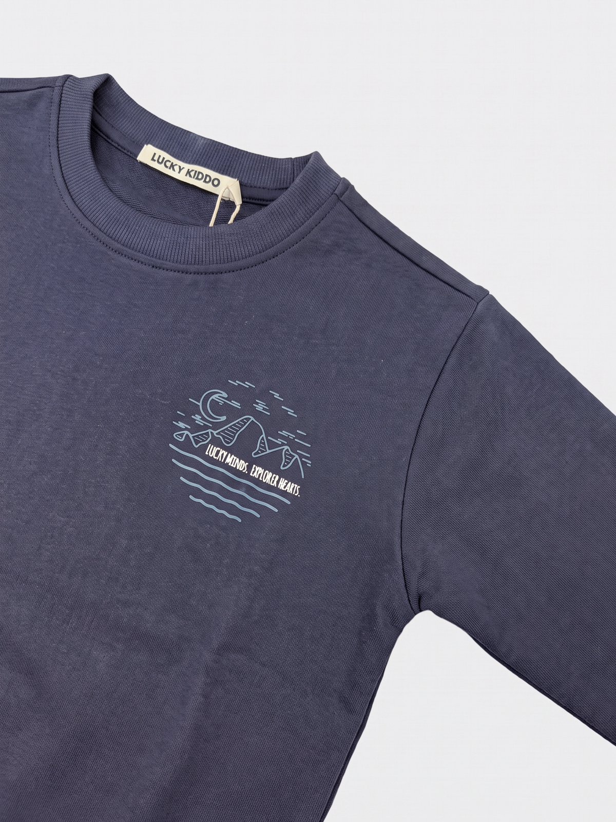 Explorer Hearts | Chlapecká mikina - klasický střih