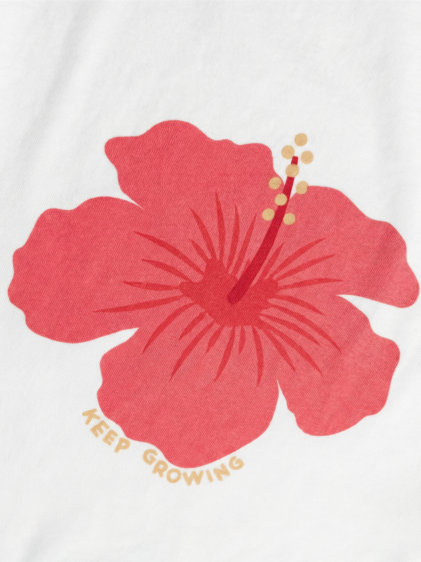 Hibiscus Fringe Dream | Dívčí tričko s krátkými rukávy